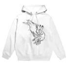 HOUSOの鳥獣戯画現代版　組体操 Hoodie