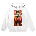 ukeroのフラワーキャット077 Hoodie