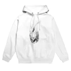 入り江わにアナログ店の赤い蝋燭と人魚１ Hoodie