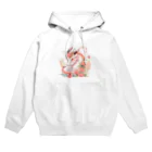 Japan Beautyオリジナルショップのうっすらピンクの花龍さん Hoodie