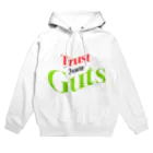 "Nation"の"Trsut your guts"胃腸と根性を信じる Hoodie