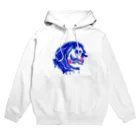 青ハチミツダルマのダルマグッズ Hoodie