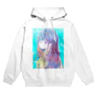 帆波　綾の青髪 Hoodie