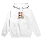 sweetsmailstudioの水彩画少女 Hoodie