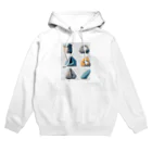 aokitaのストーンアートデザイン Hoodie