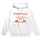 NORICOPOの穴から覗くクソハムちゃん（赤） Hoodie