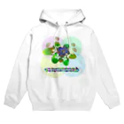 『NG （Niche・Gate）』ニッチゲート-- IN SUZURIの〇絵『額紫陽花h.t.』 Hoodie