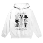 ピュアワン コルセット ワークスのカタログ柄（ブラックライン） Hoodie