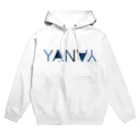 梁矢(やんや)のYANYAロゴ青系統 Hoodie