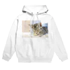 キティのおひるね子猫（マンチカン） Hoodie