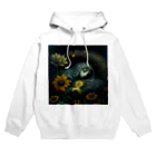 LunaNocturneの花の美しさと少女の儚さが、幻想的な世界を彩る。 Hoodie