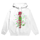 メタ臓のキョンシー御札パーカー ホワイト Hoodie