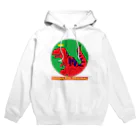 Q2 designのティラ¨ウノ¨サウルス Hoodie