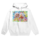 Akariya Manamiのペンギンおやつ☆黒い森のさくらんぼ酒のケーキ Hoodie