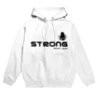 ストロング翡翠の漆黒ストロング Hoodie