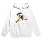 Runny_Shiba_Dogの飛び出す柴犬 Hoodie