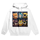 可愛い存在まじ癒しのイカネコレンジャーズ Hoodie