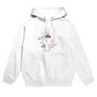 リボンうさぎ🎀スイーツイベントRebonのリボンうさぎちゃん「落ち込むなよ。ショートケーキあげるから。」 Hoodie