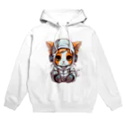 Vasetti_pressのパーカーを着ているネコちゃん Hoodie