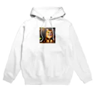 ラッキーマインあべむつきのかわいい猫のイラストグッズ Hoodie