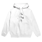 PokuStarのタコの墨切れ Hoodie