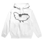 だんごむしちぁんのシンプルモスマン黒② Hoodie