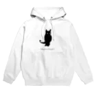 猫➕ストリートファッション「NECOHA  STREET」のBLACK IS BEAUTIFUL（黒猫は美しい） Hoodie