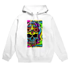 jack_and_beanのヘビーメタルでロックなスカル Hoodie