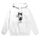 The Cat who.... suzuriのバドキャット Hoodie