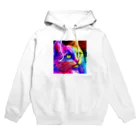 Nickのレインボー猫1号くん Hoodie