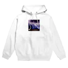 レインボーグリッターの舞い降りる龍 Hoodie