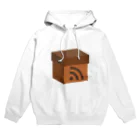 謎のダンボール箱の電波ダンボール Hoodie