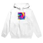 おしゃれなシティグッズの色鮮やかおしゃれアート Hoodie