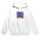 由愛亜季の恐竜と子供 Hoodie