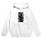 Akihiro121のバイカーキャッツ Hoodie