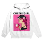 COFFEE GIRLのCoffee Girl ツツジ (コーヒーガール ツツジ) Hoodie