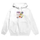 キイロチャンのバスケットボール選手の猫 Hoodie