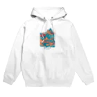 aokitaの【BLUE NORTH】ボルダーデザイン5 Hoodie