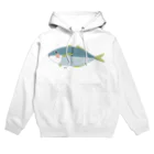 ぬいしろのナカミの大きいお魚くん Hoodie