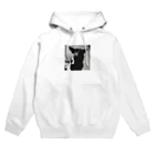 チワワ愛好家ショップのモノクローム・カノン：チワワのスタイル Hoodie