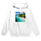 DapperMixの空からの楽園、透明な海グッズ Hoodie