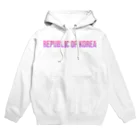 ON NOtEの韓国 ロゴピンク Hoodie