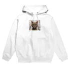 TAIYO 猫好きのビックフォト茶虎模様猫 Hoodie