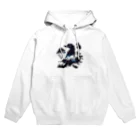 USK666の墨絵シリーズ「鴉」 Hoodie