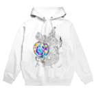 コンティーゴ・デザインのsave the earth _ sleepy dragon Hoodie