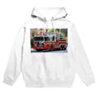 ビッグスマイルライフのかっこいいはしご車 Hoodie