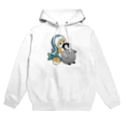 mofusandのサメにゃんペンギン吸い Hoodie