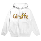 kiringasukiのキリン柄Giraffeロゴ Hoodie