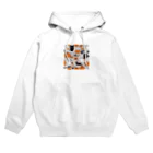 猫猫猫のハロウィン　猫　かぼちゃ Hoodie