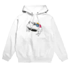 内野ツノガエルのアマゾンツノガエル_花 Hoodie